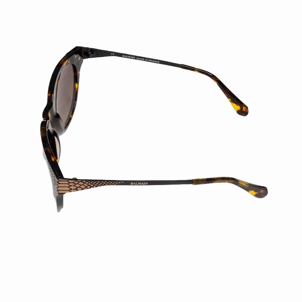 new Balmain ☀︎︎ Cat Eye Sunglasses ☀︎︎ Tortoise Shell Print ☀︎ Brown Lenses ☀︎ - Picture 9 of 16